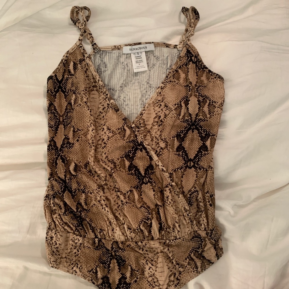 Brown Snake Bodysuit